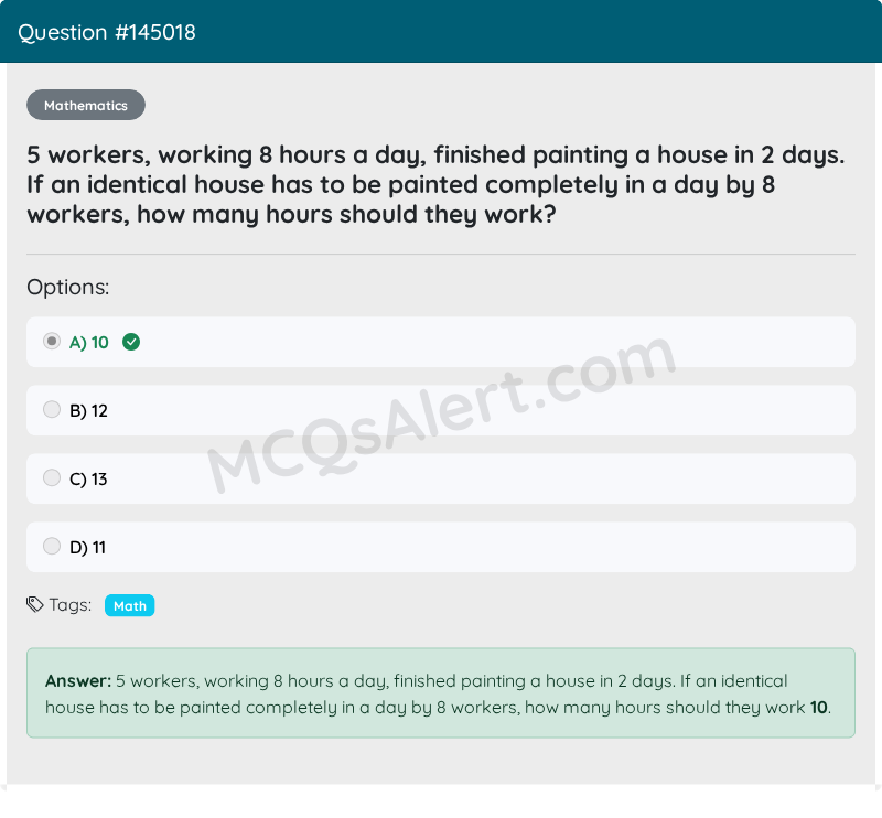Question Screenshot
