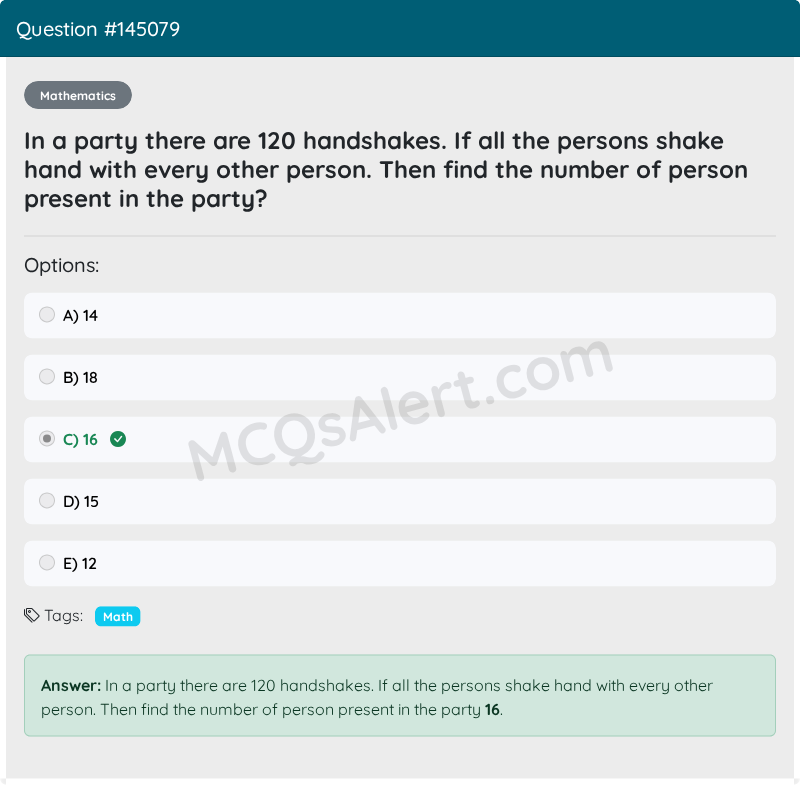 Question Screenshot