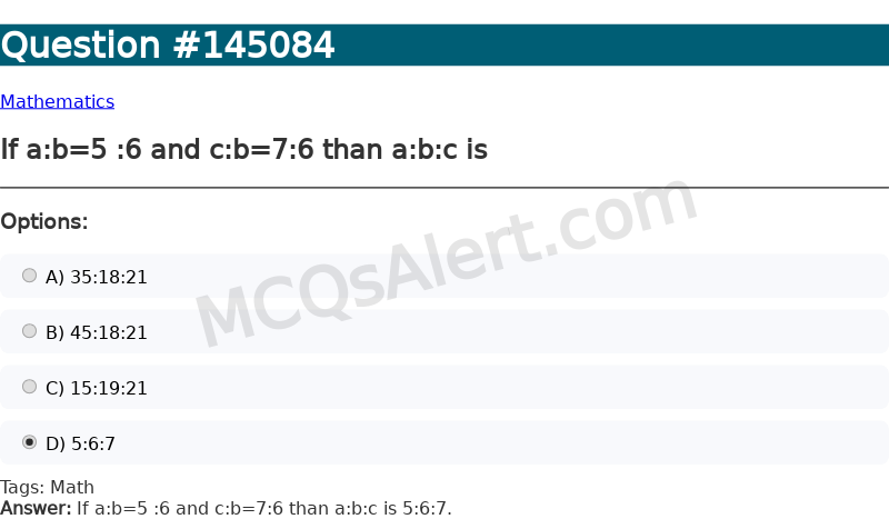 Question Screenshot