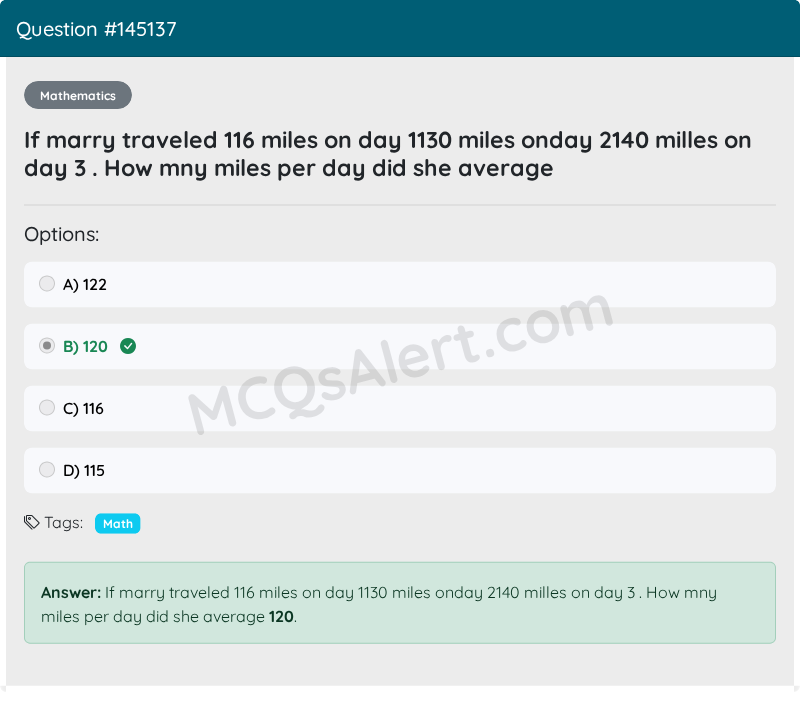 Question Screenshot