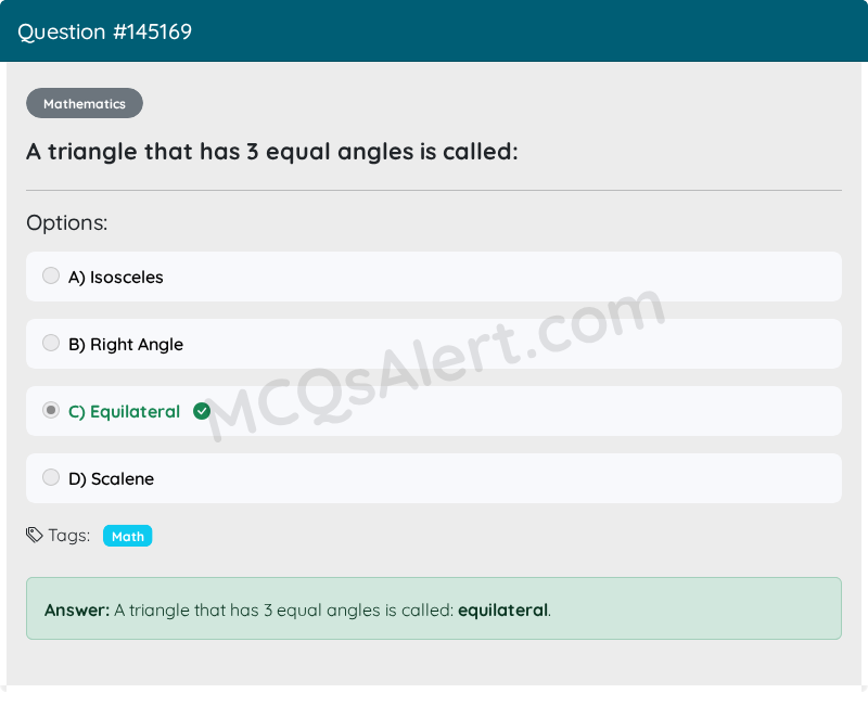 Question Screenshot