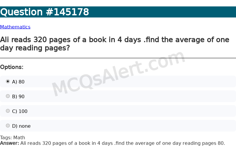 Question Screenshot