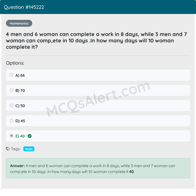 Question Screenshot