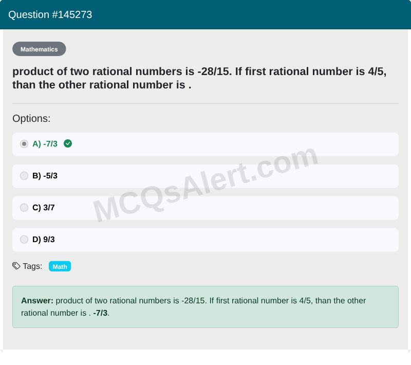 Question Screenshot