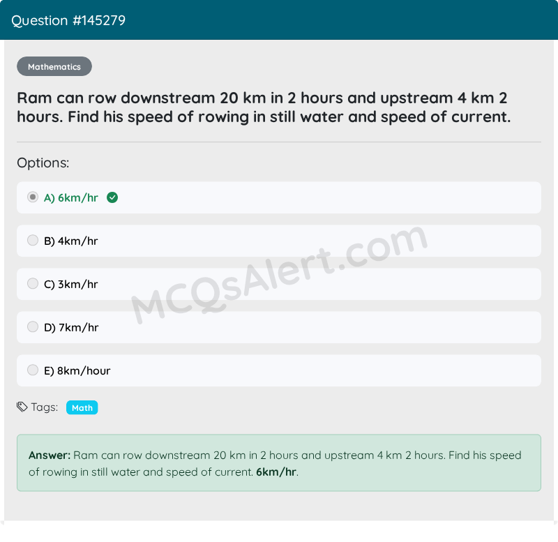 Question Screenshot