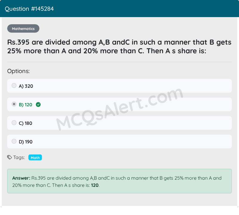 Question Screenshot