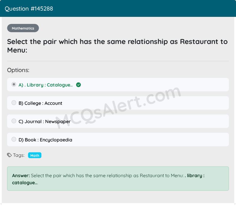 Question Screenshot