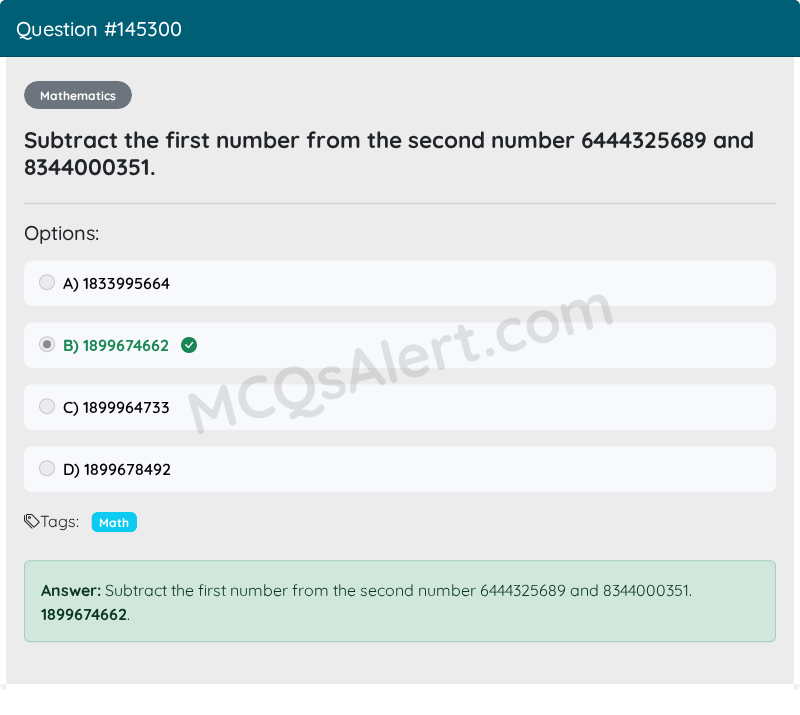 Question Screenshot