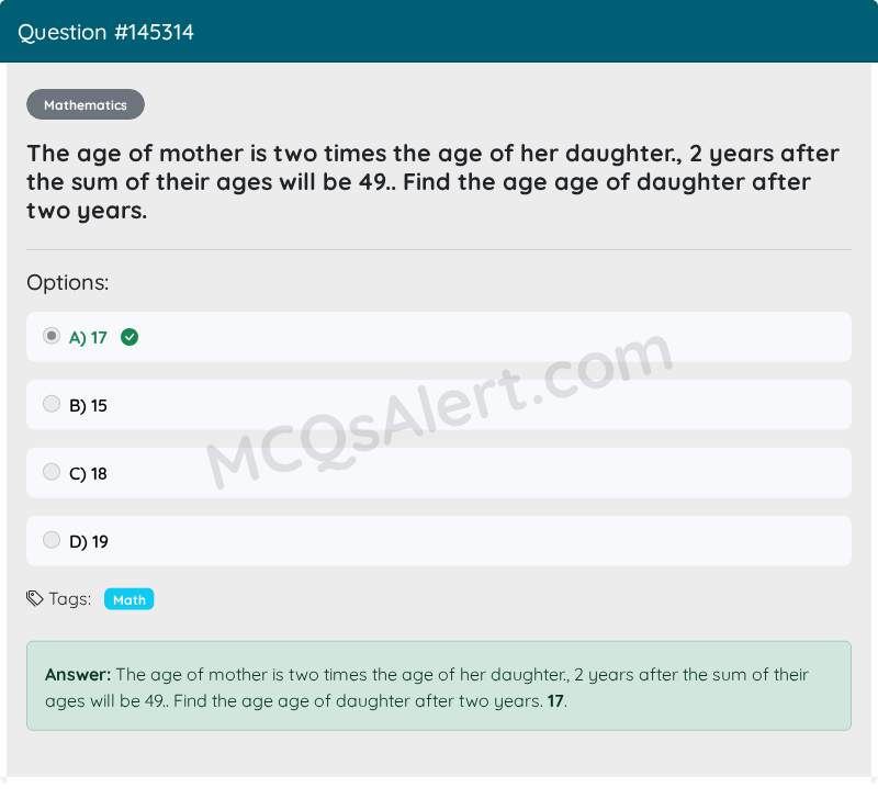Question Screenshot