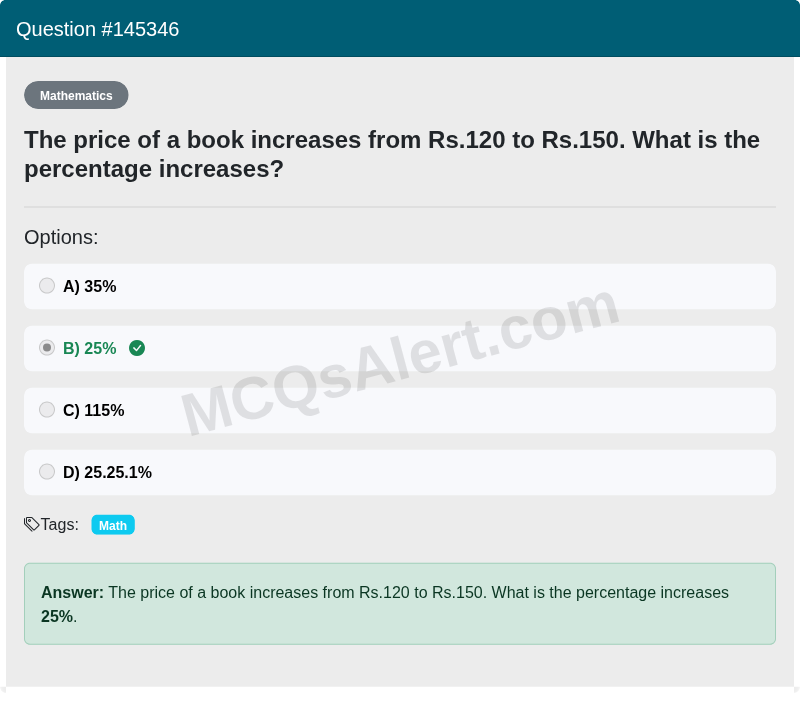 Question Screenshot