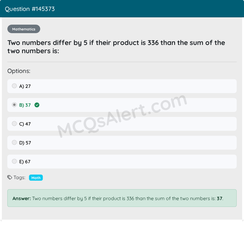 Question Screenshot