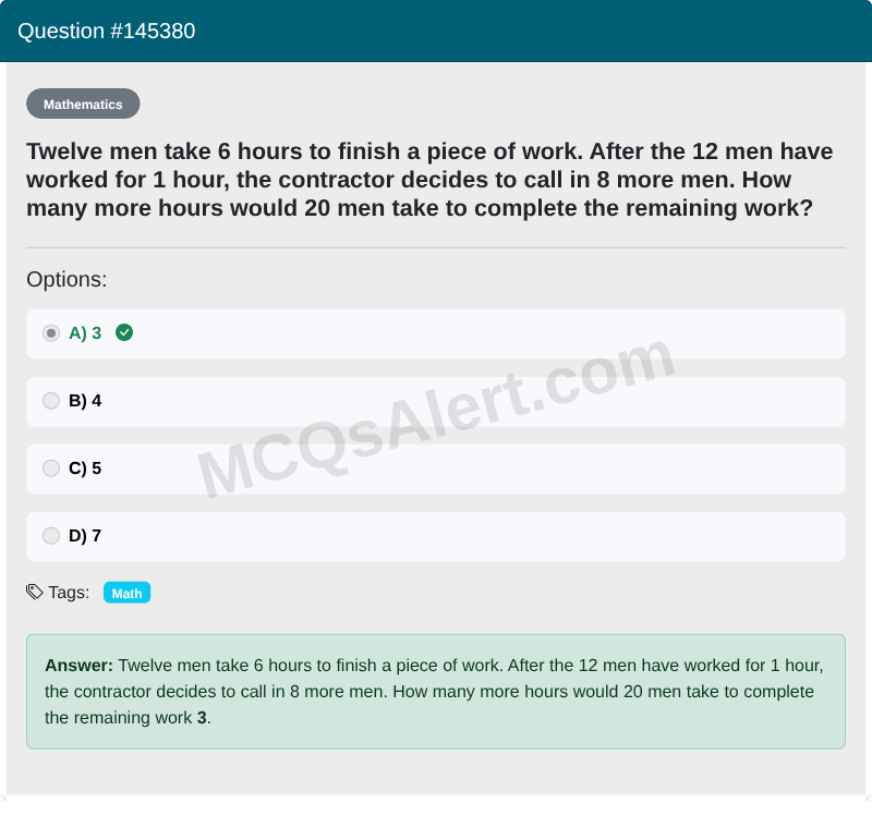 Question Screenshot