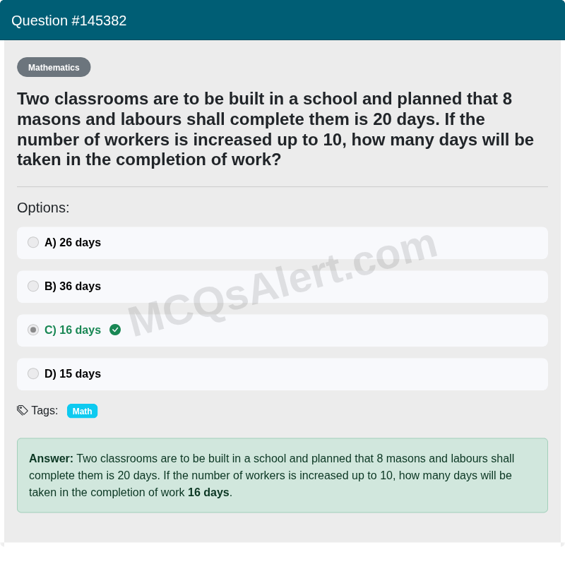 Question Screenshot