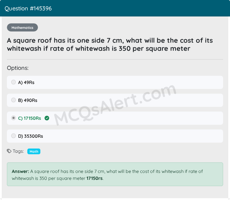Question Screenshot
