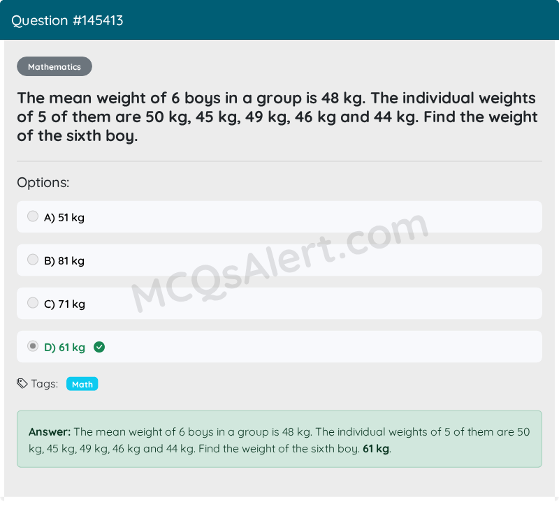 Question Screenshot