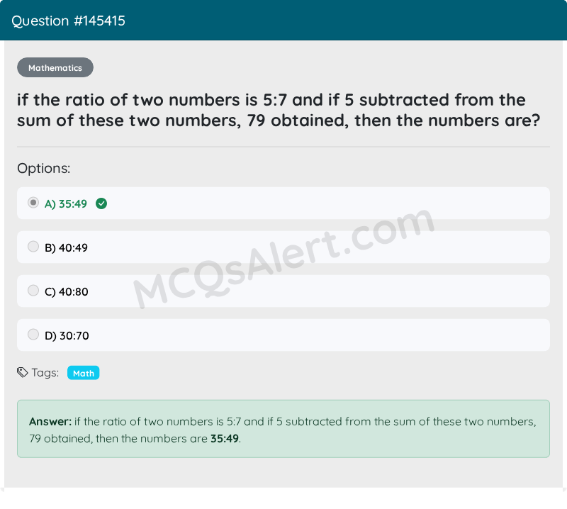 Question Screenshot