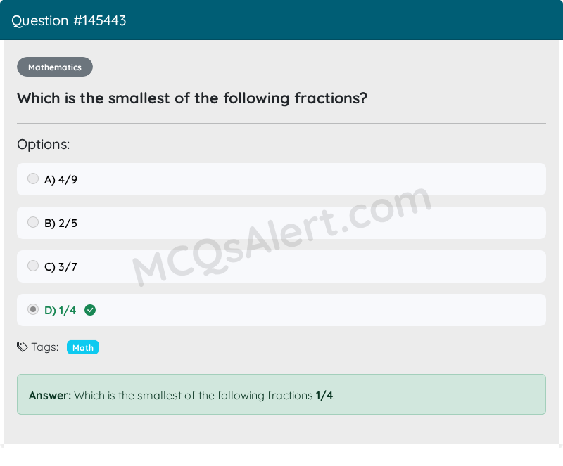 Question Screenshot