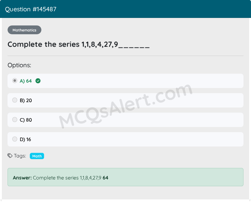 Question Screenshot
