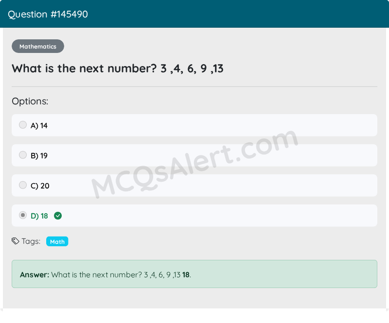 Question Screenshot