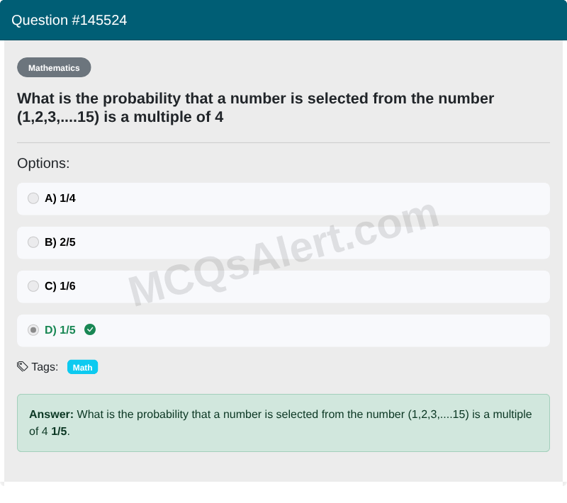 Question Screenshot
