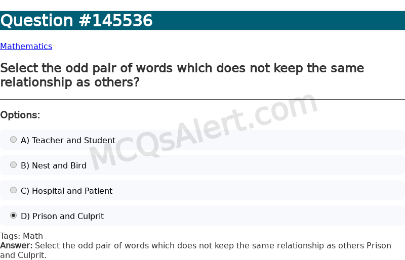 Question Screenshot