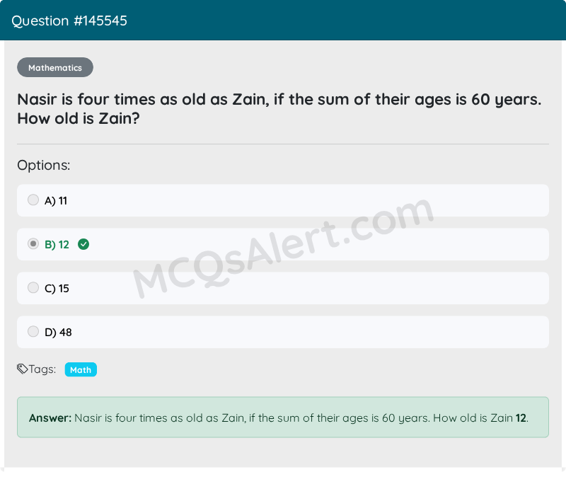 Question Screenshot