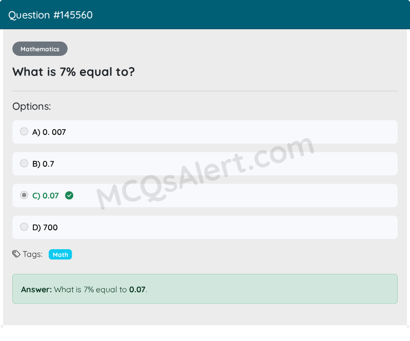 Question Screenshot