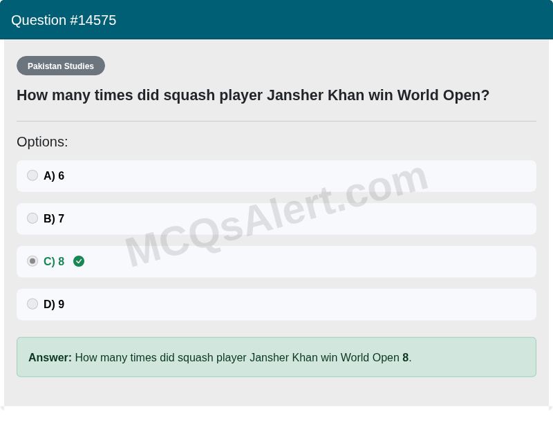 Question Screenshot