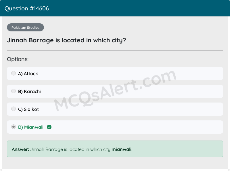 Question Screenshot