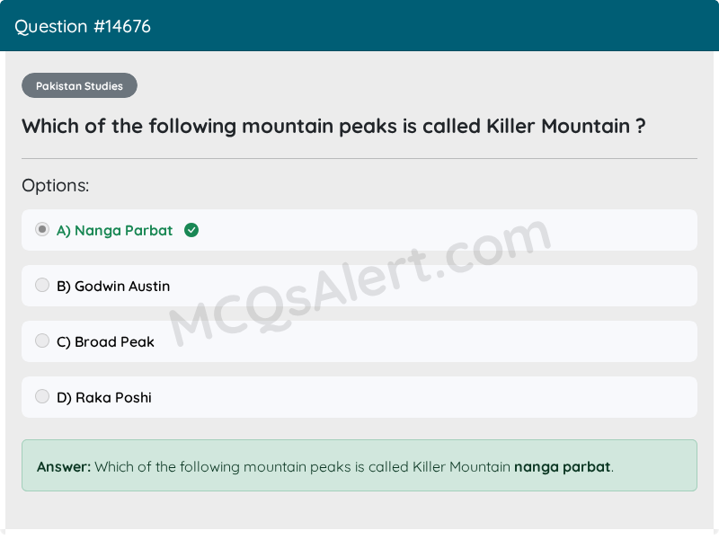 Question Screenshot
