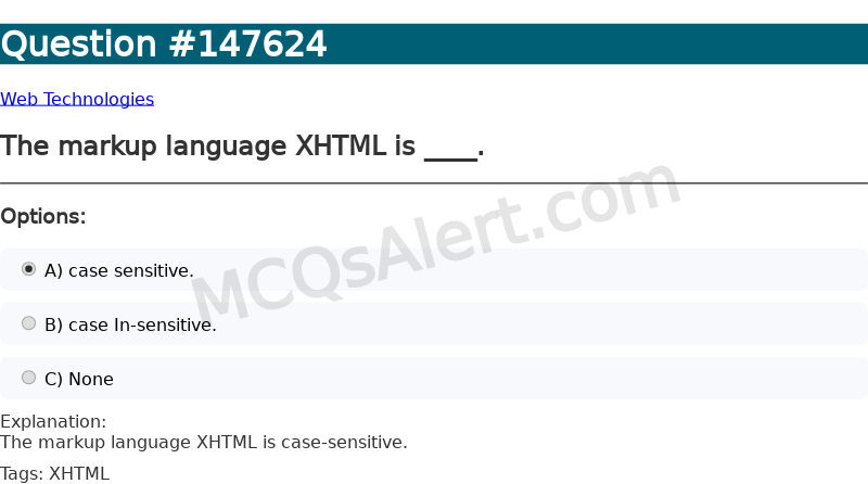 Question Screenshot