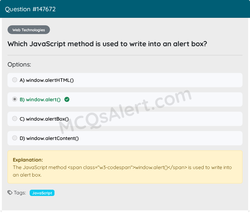 Question Screenshot