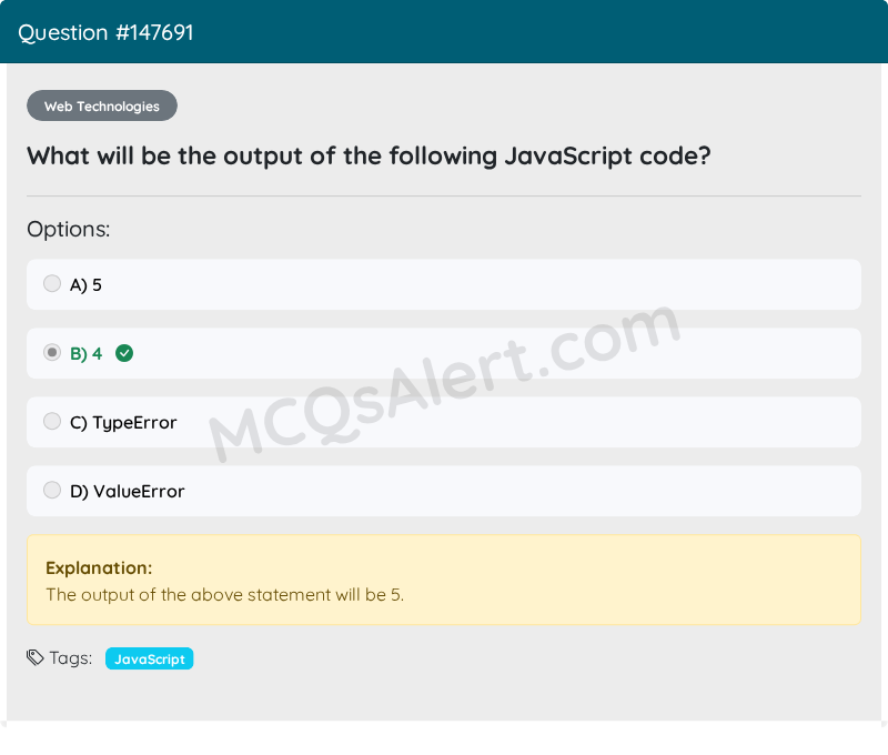 Question Screenshot