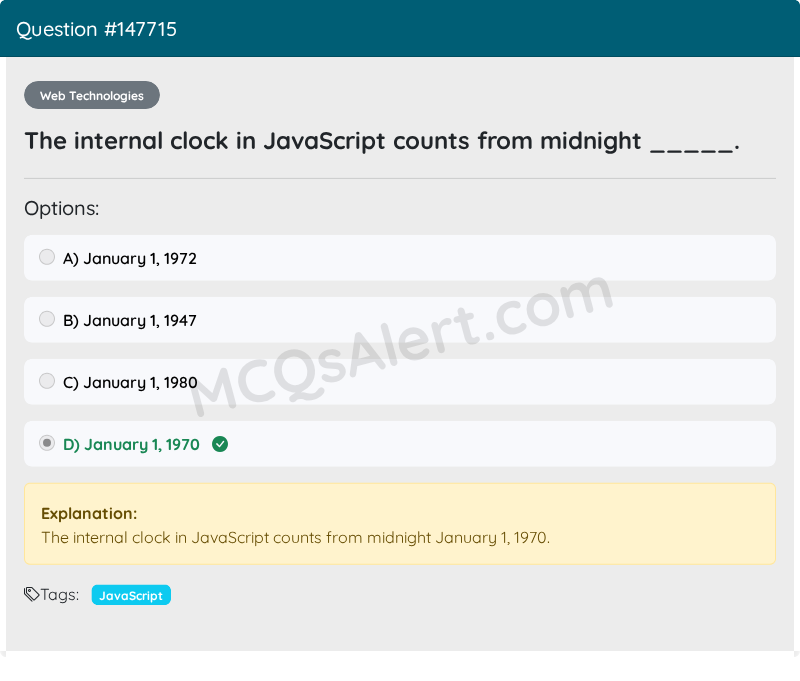 Question Screenshot
