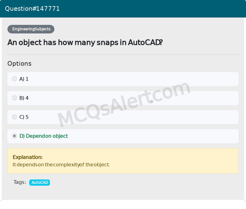 Question Screenshot