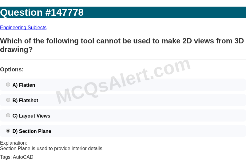 Question Screenshot