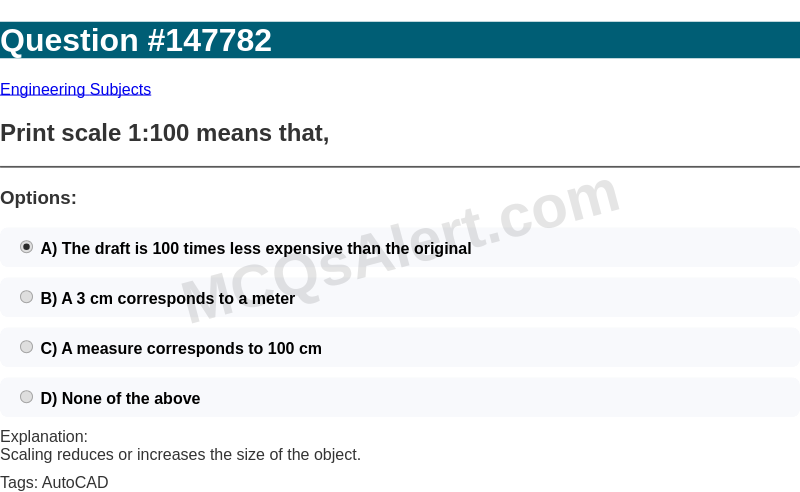 Question Screenshot