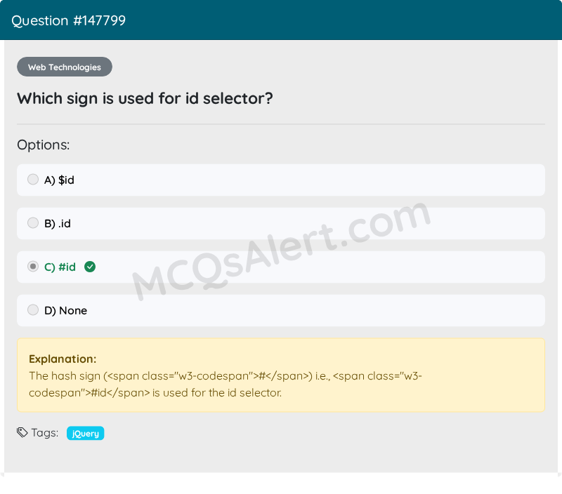 Question Screenshot