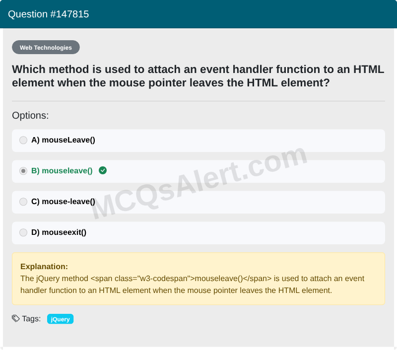 Question Screenshot