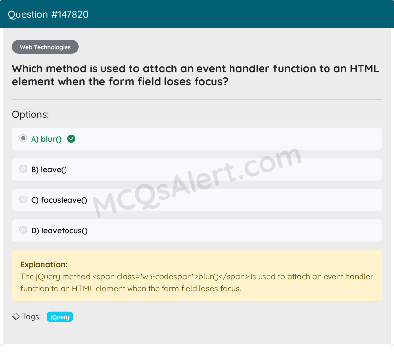 Question Screenshot