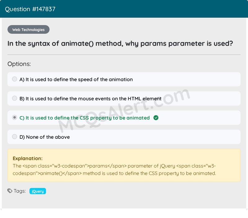 Question Screenshot