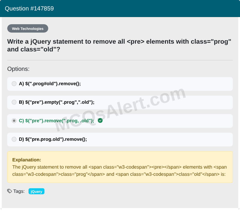 Question Screenshot