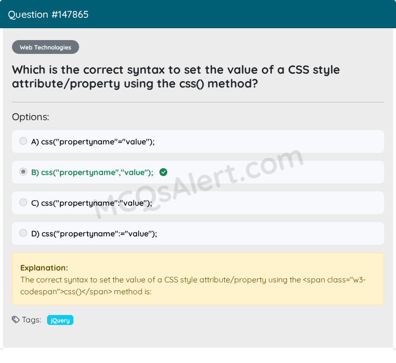 Question Screenshot