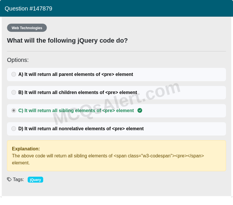 Question Screenshot