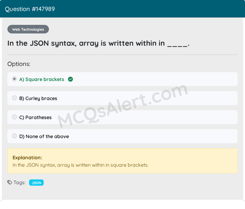 Question Screenshot