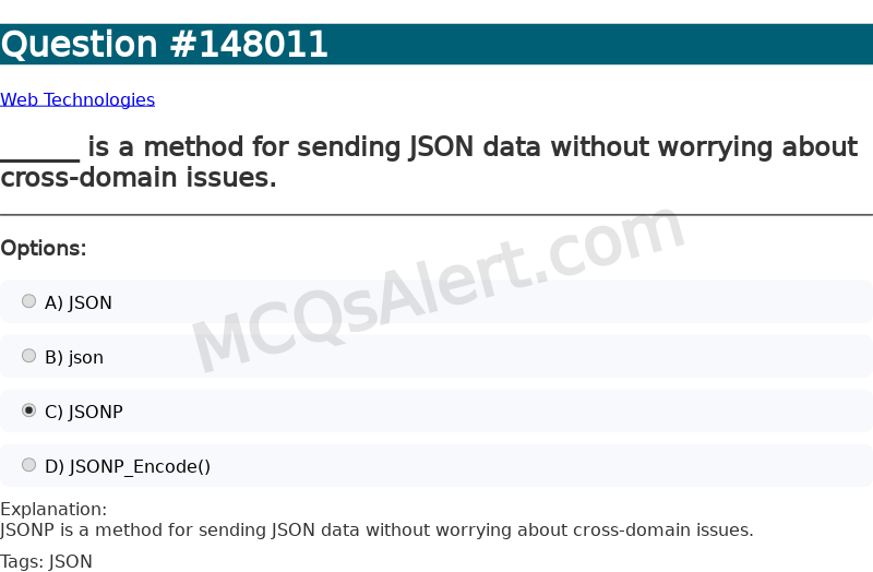 Question Screenshot