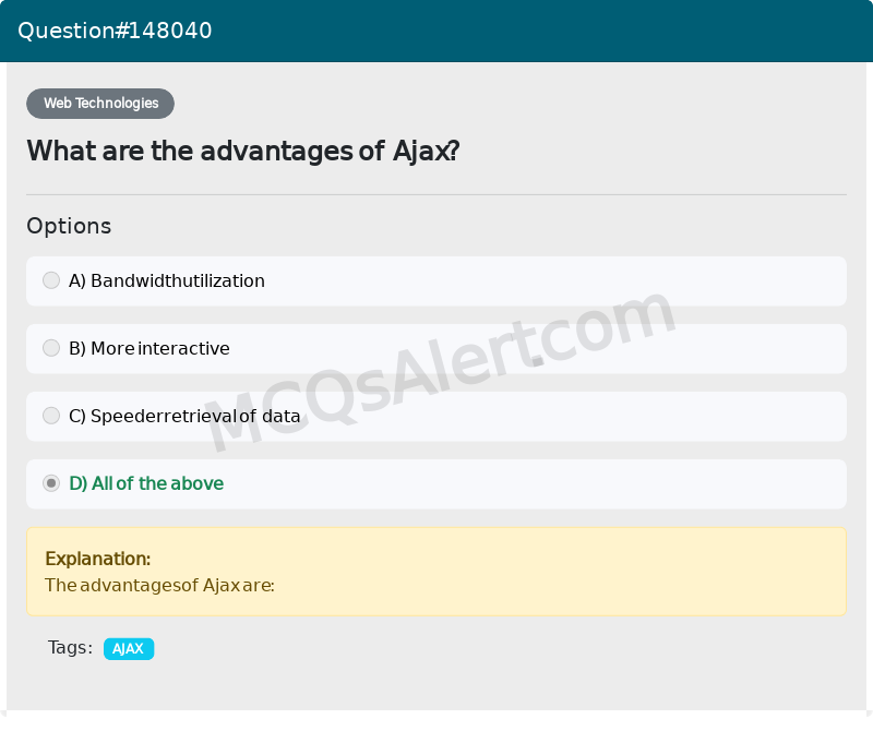 Question Screenshot
