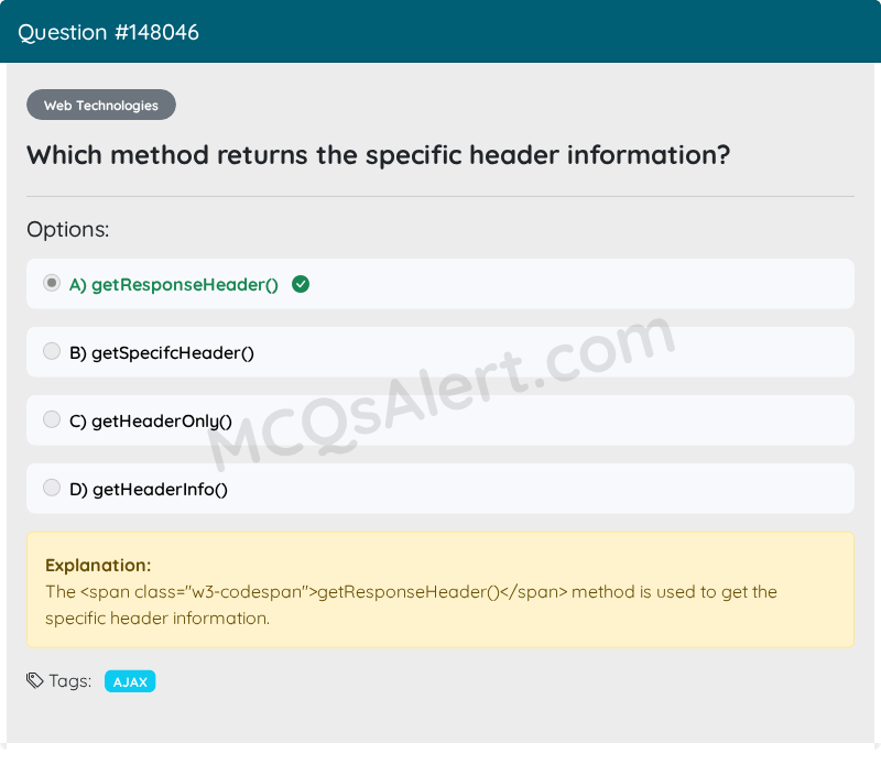Question Screenshot