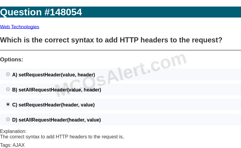 Question Screenshot
