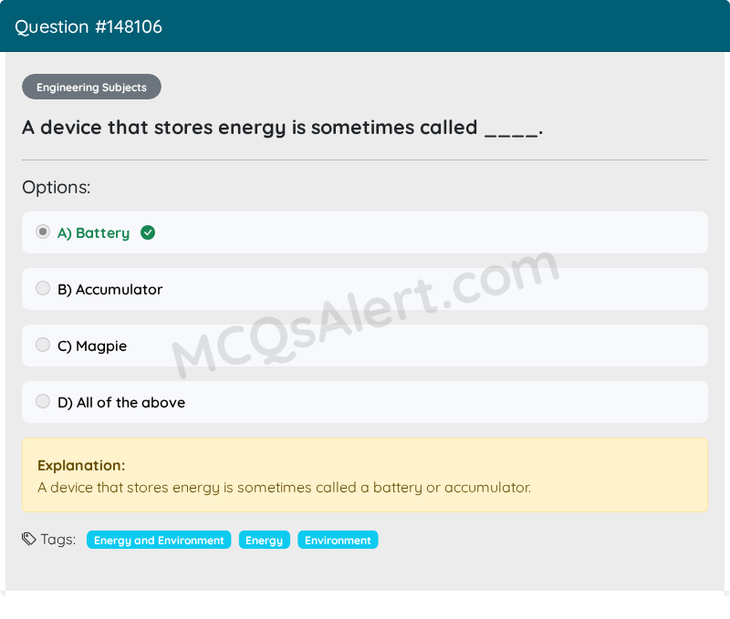 Question Screenshot